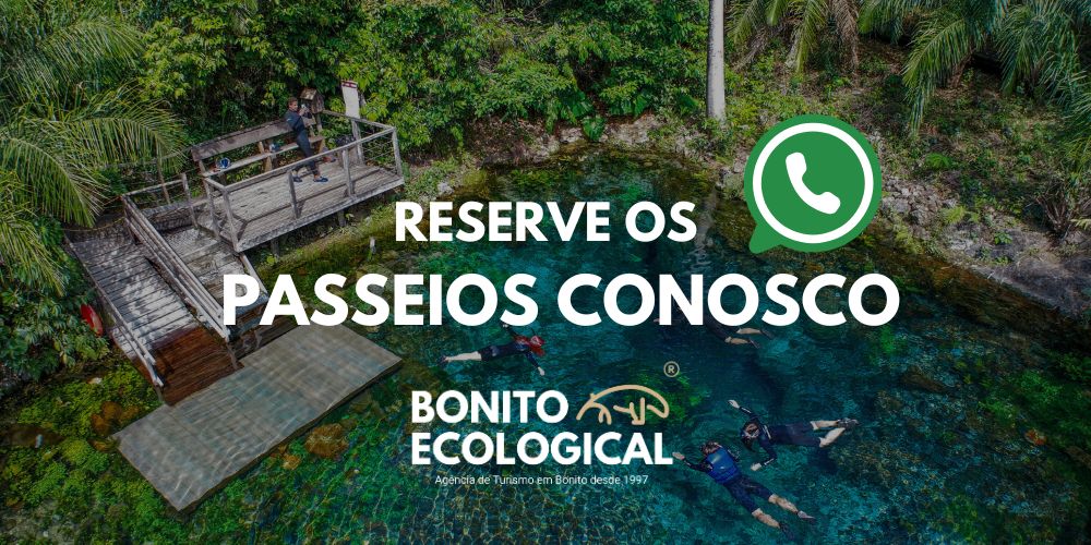 Reserve os passeios de Bonito MS