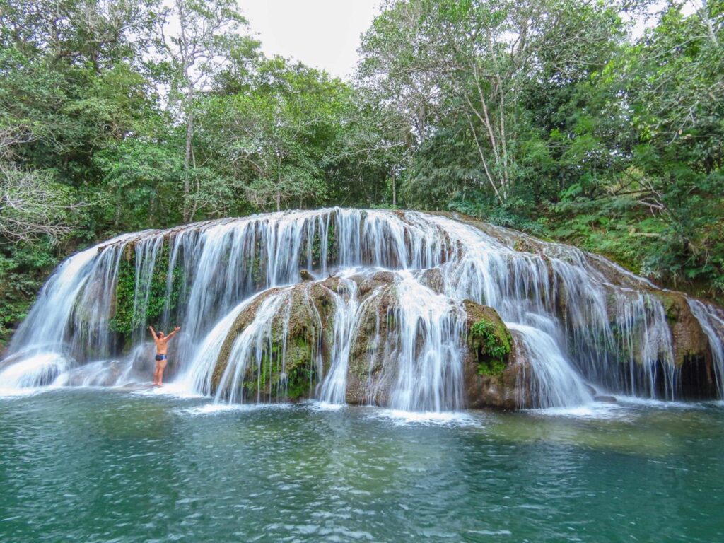 Cachoeiras Estância Mimosa em Bonito MS