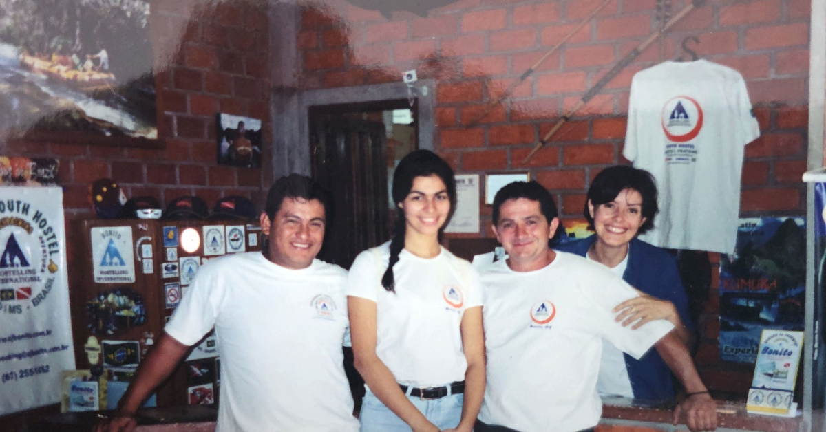 Área de atendimento do antigo Bonito HI Hostel e Pousada