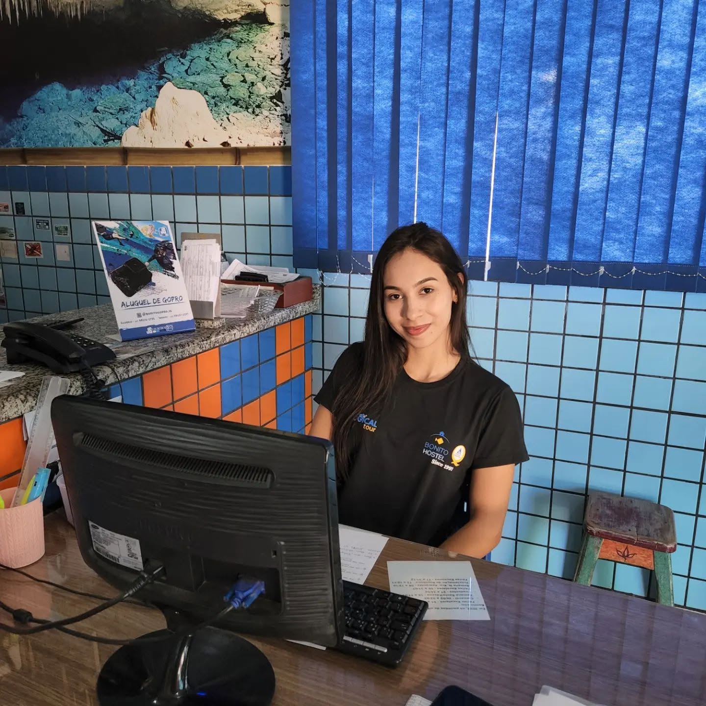 Nova recepção do Bonito HI Hostel e Agência Bonito Ecological