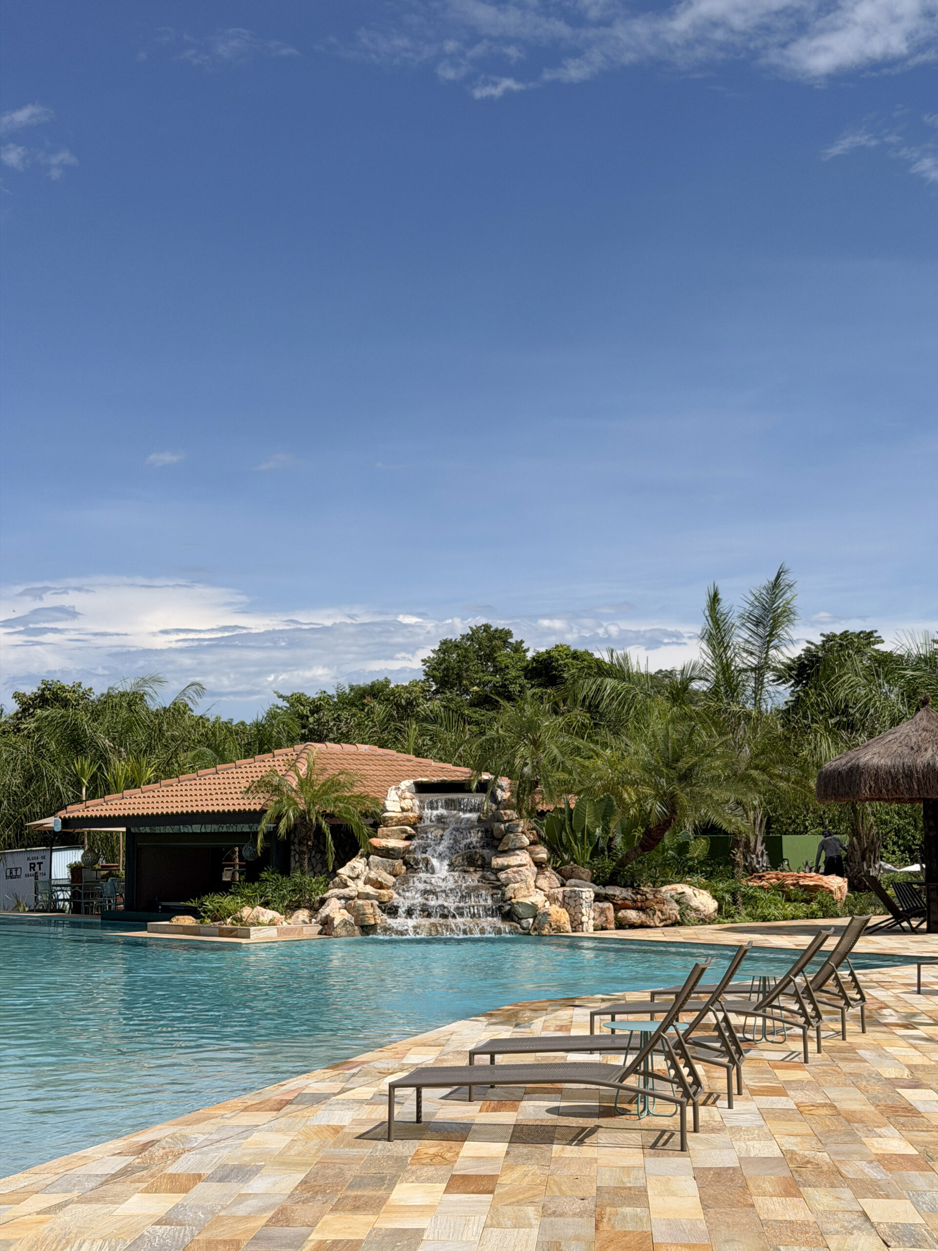 Piscina com vista para a Serra da Bodoquena na Boca da Onça