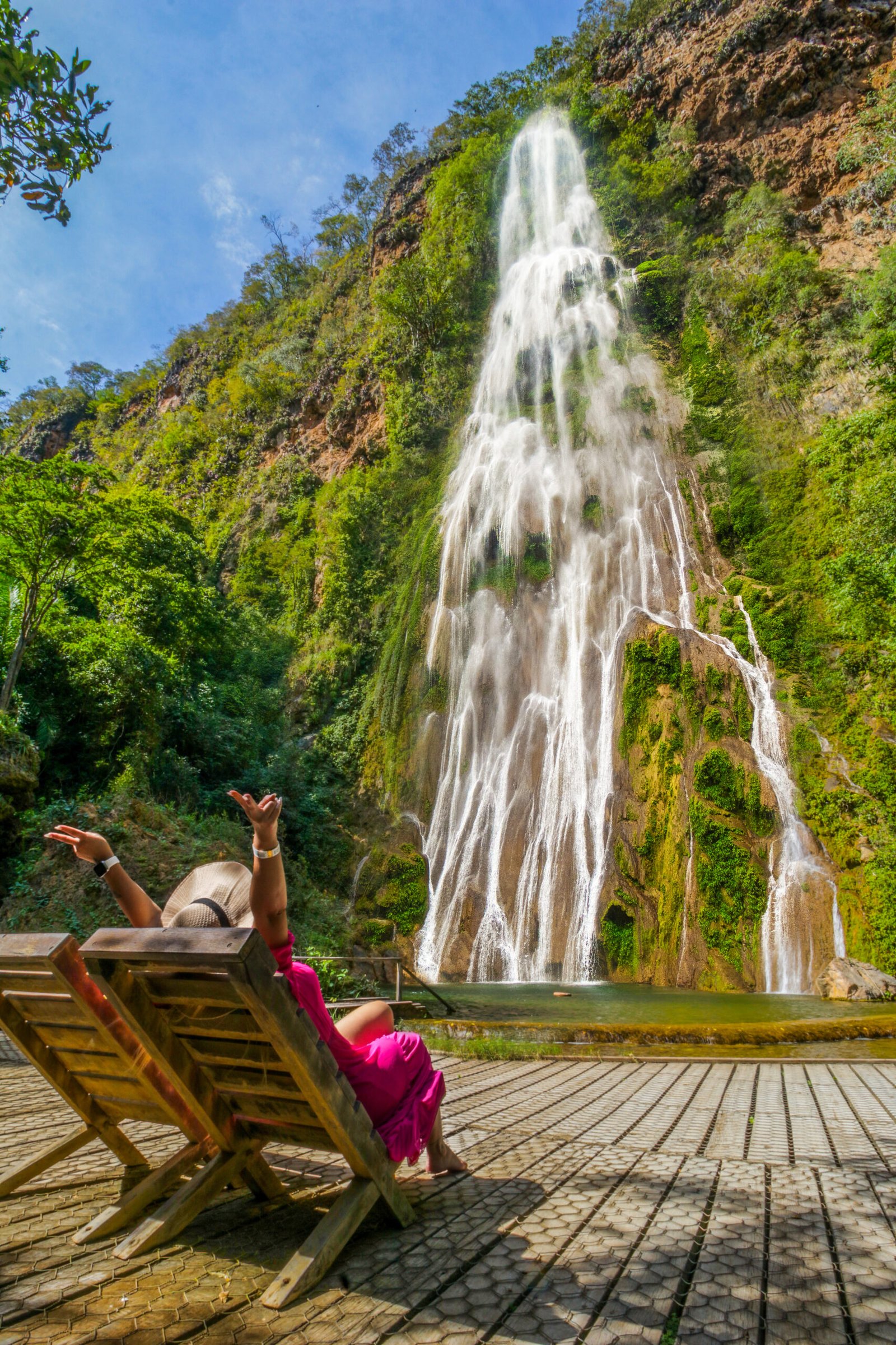 Cachoeira Boca da Onça durante a Trilha Adventure em Bodoquena MS