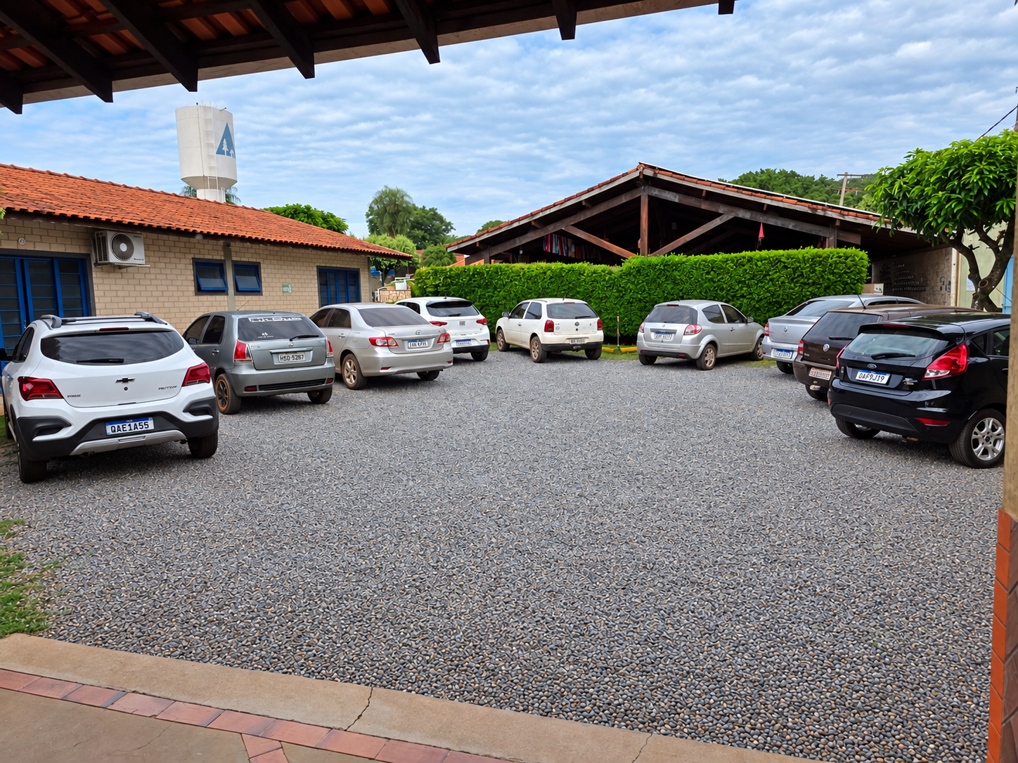 Estacionamento do Bonito HI Hostel e Pousada em Bonito MS